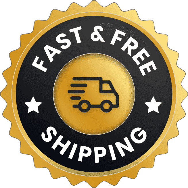 Fast and free shipping on 6-bottle orders