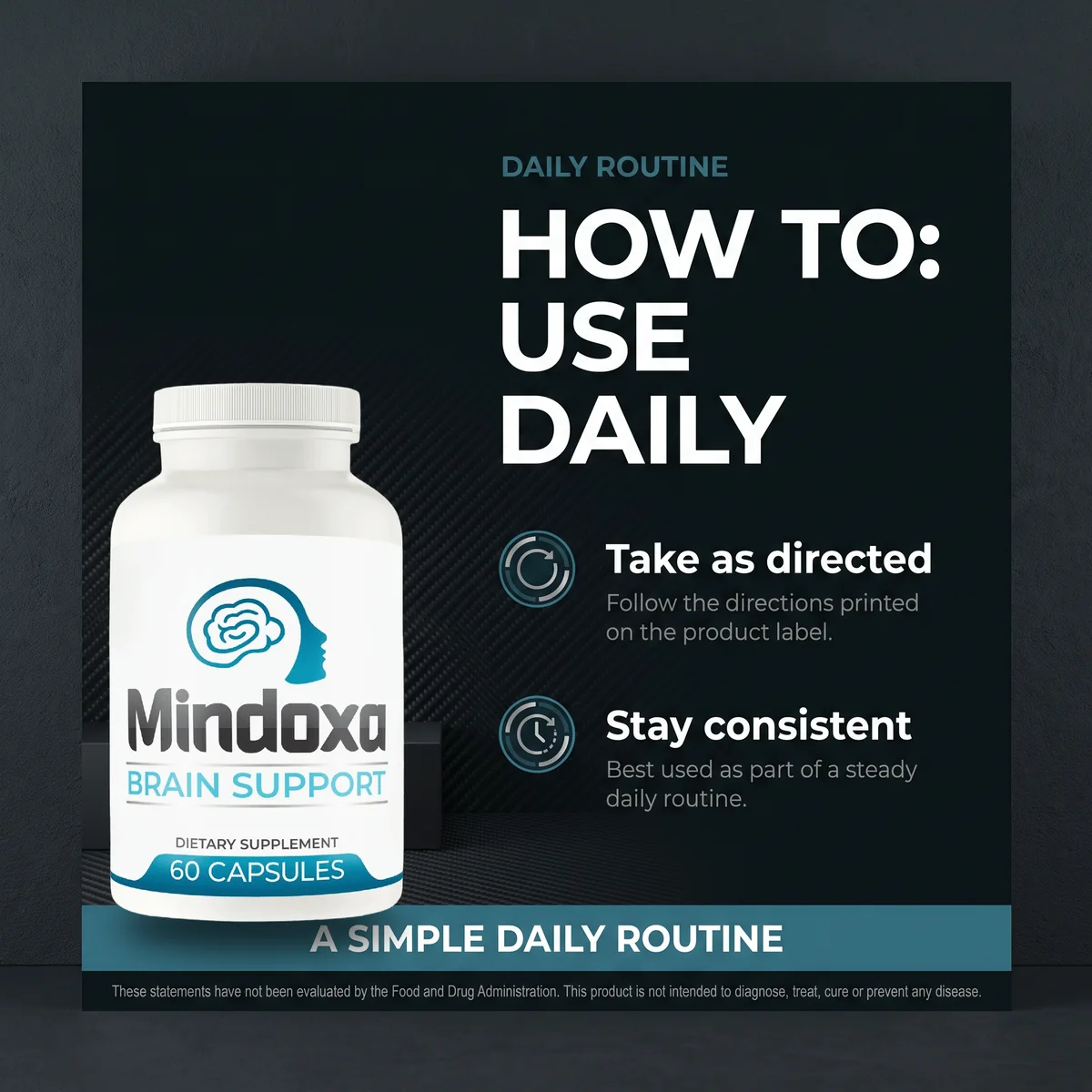 Take Mindoxa daily as directed