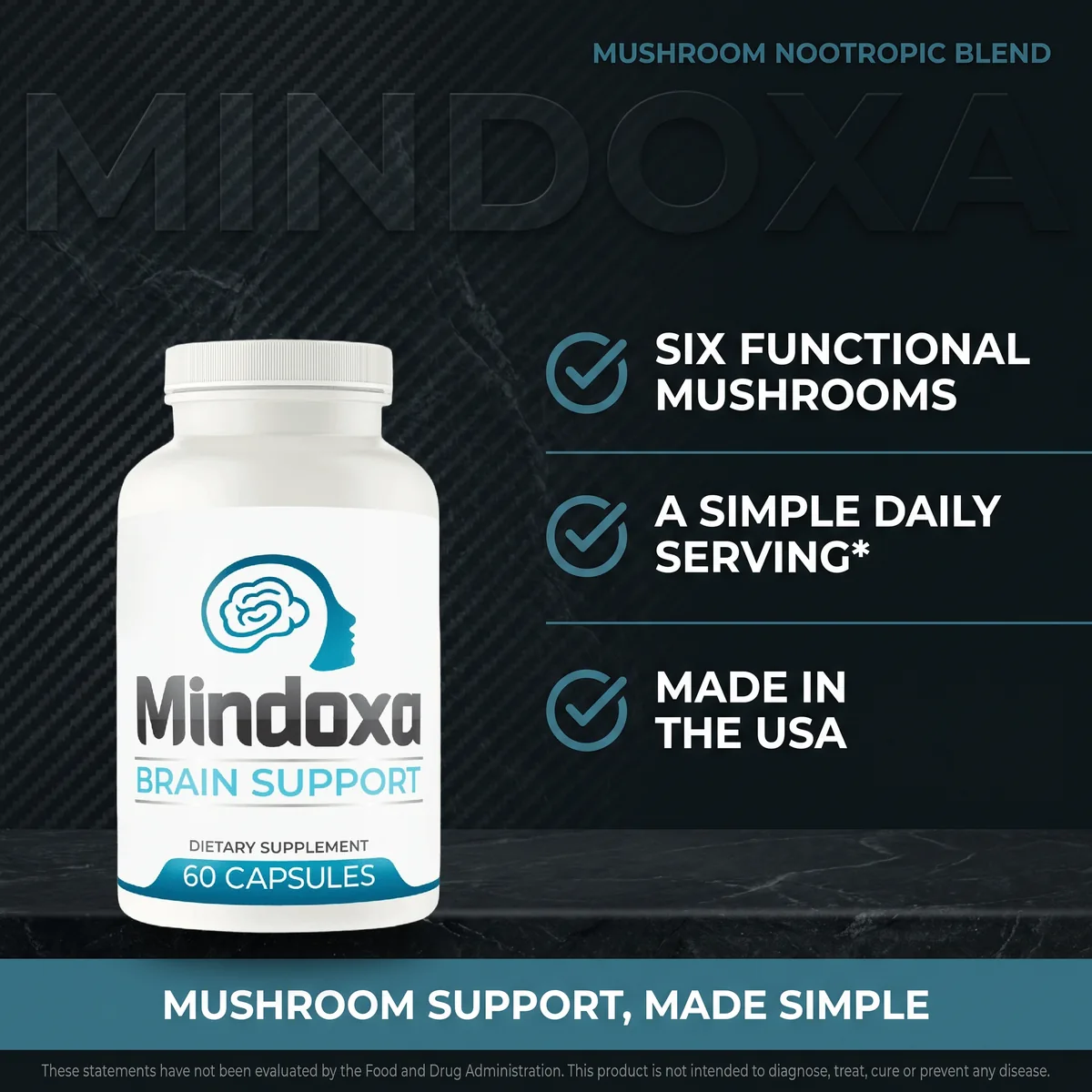 Six functional mushrooms go to work