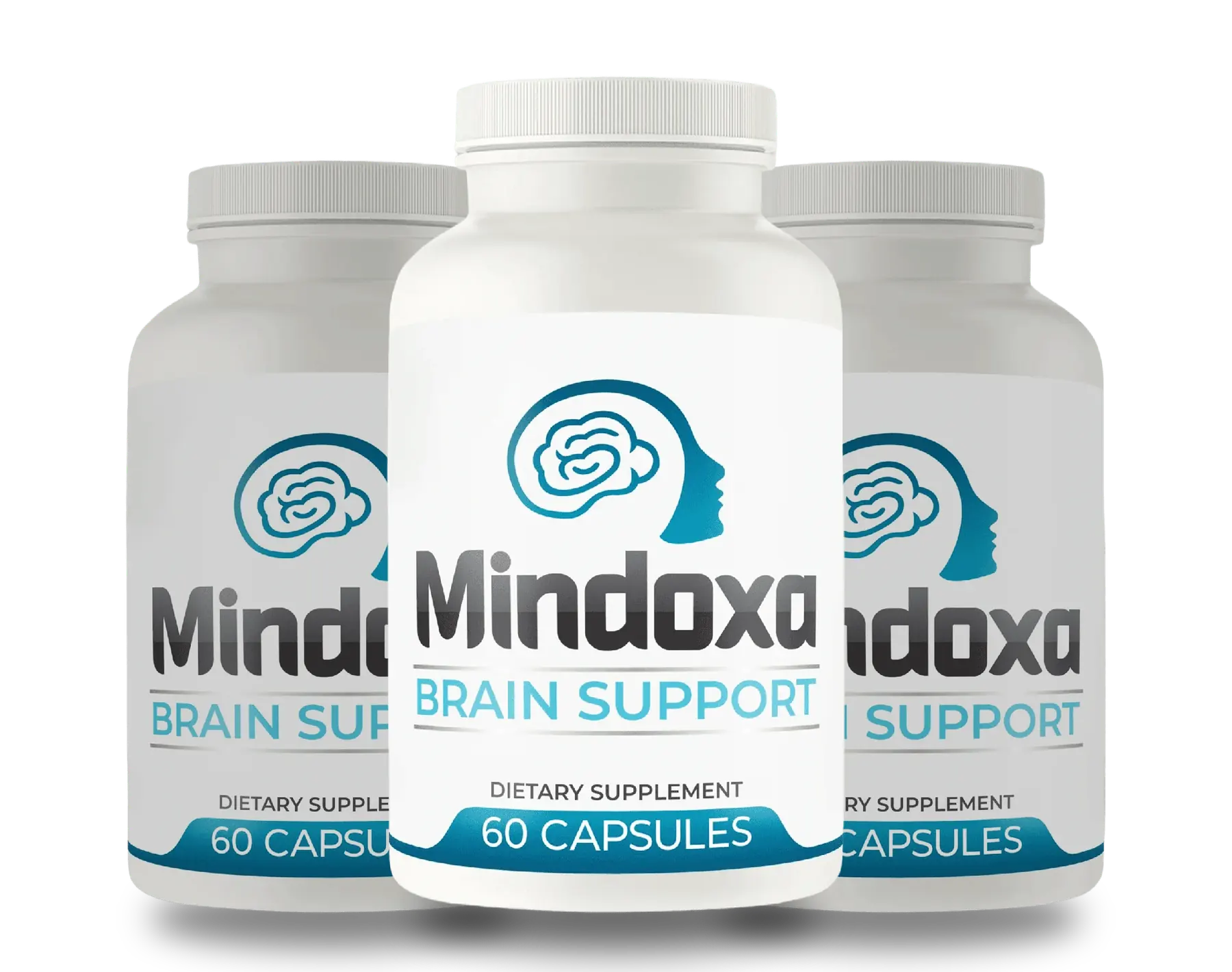 Three bottles of Mindoxa Brain Support